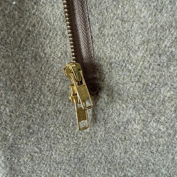 J. Crew Classic Beige Pea Coat - Picture 3 of 4